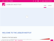 Tablet Screenshot of liebler.de